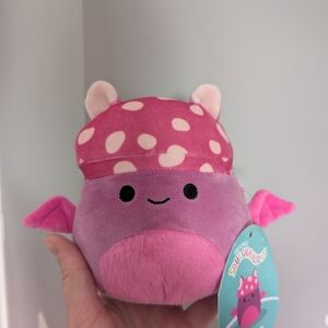Squishmallows Pink and Purple Bat Plush